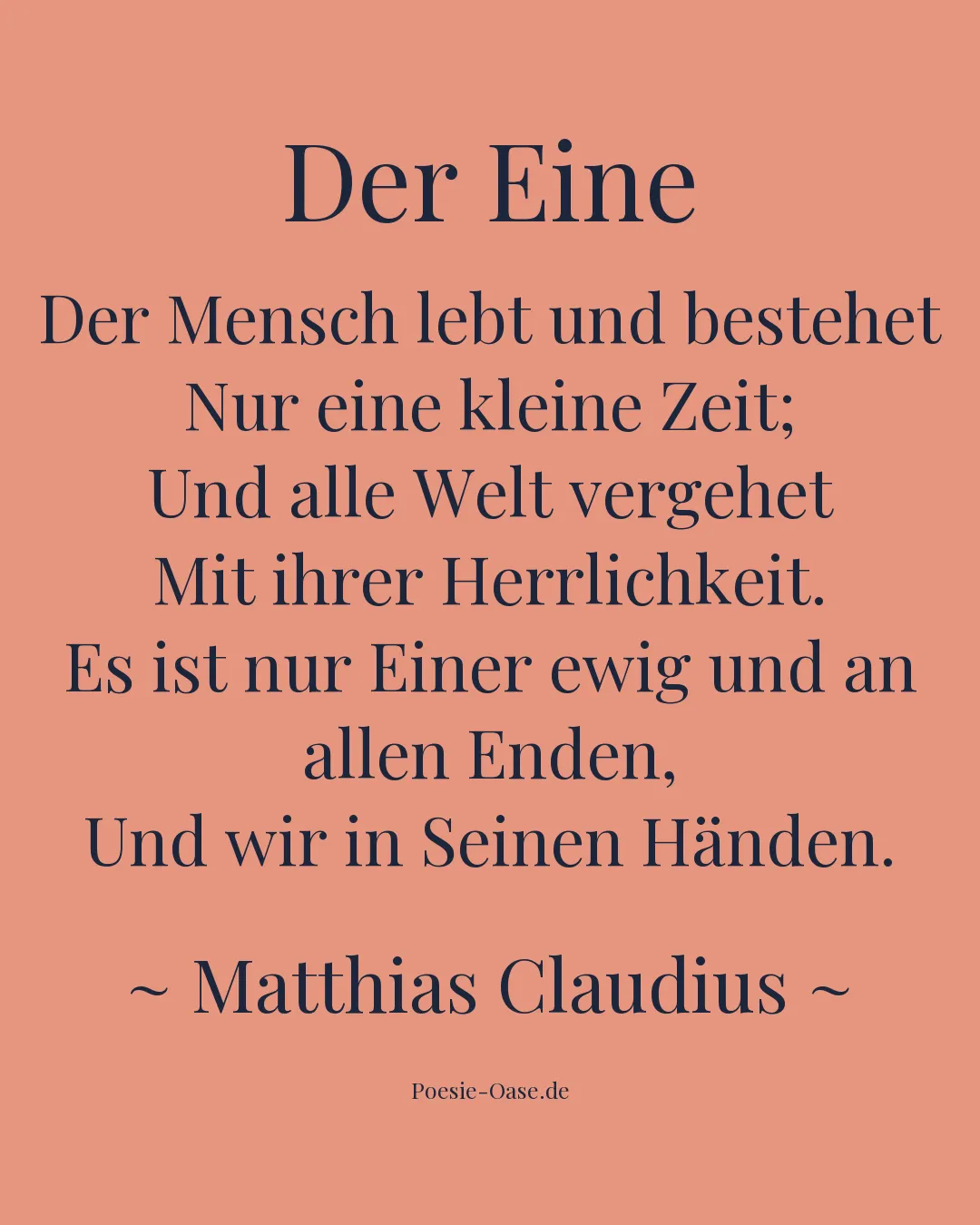 Illustration zu Der Eine