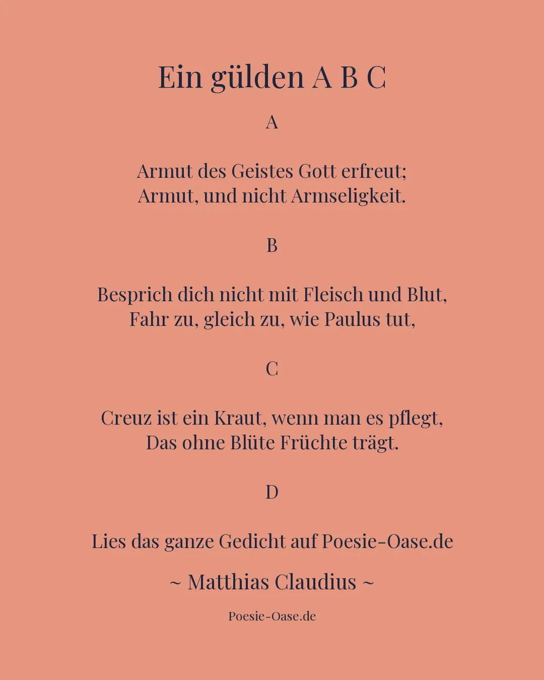 Illustration zu Ein gülden A B C