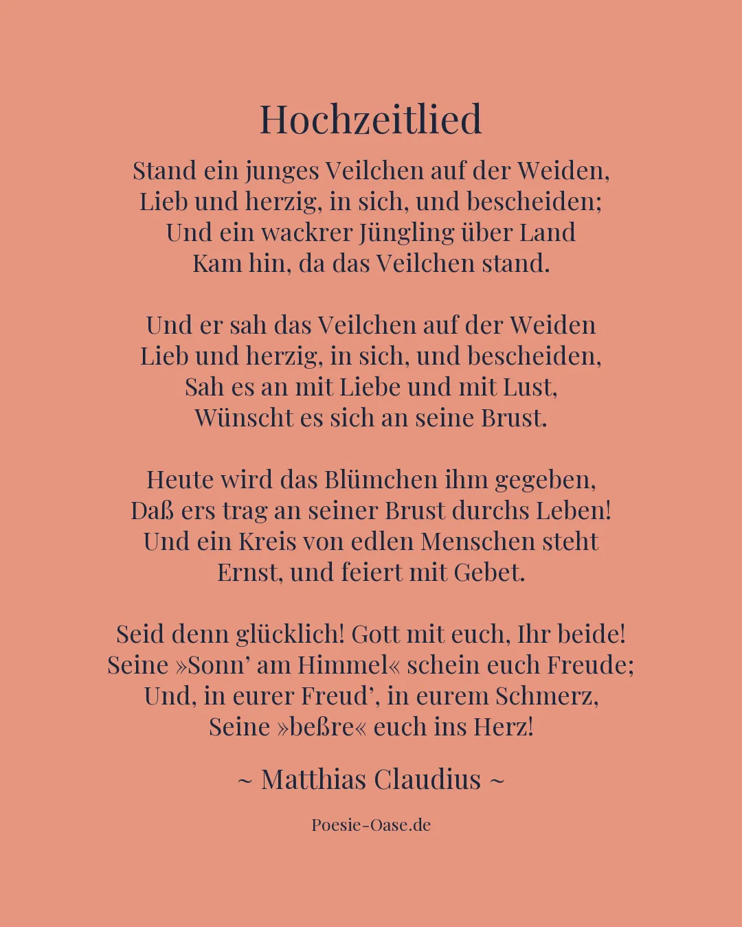 Illustration zu Hochzeitlied