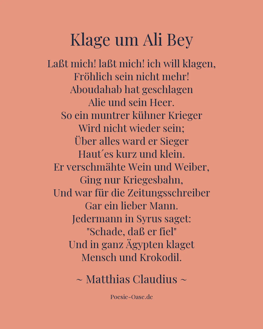 Illustration zu Klage um Ali Bey