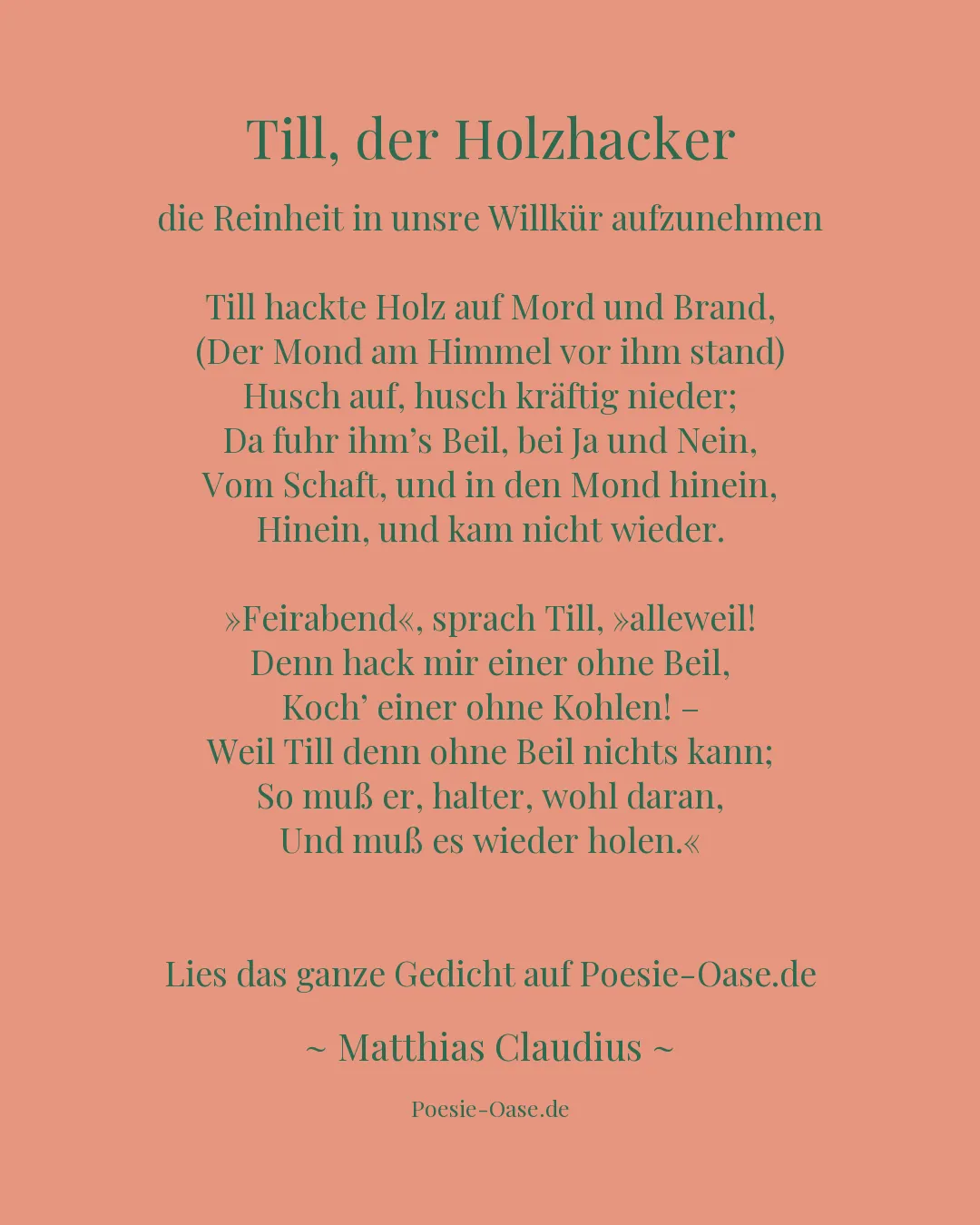 Illustration zu Till, der Holzhacker