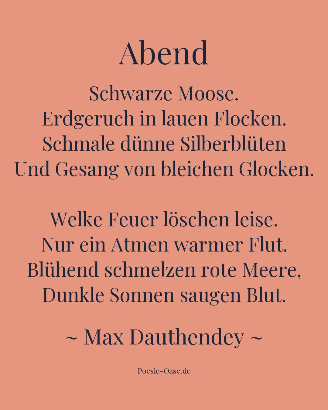 Illustration zu Abend