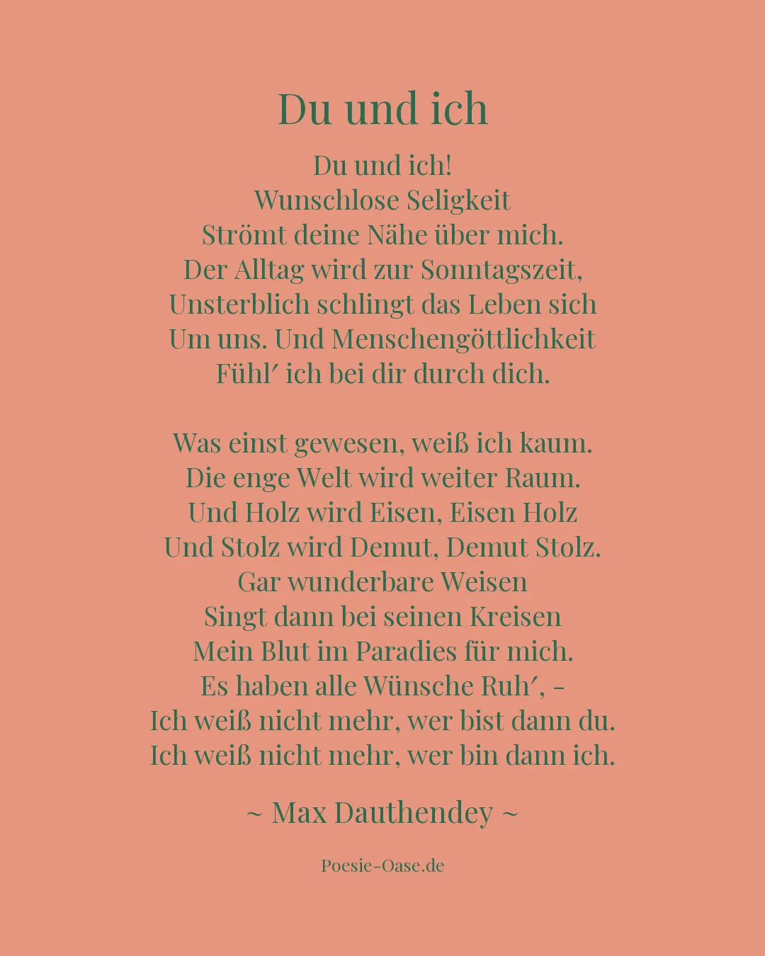 Illustration zu Du und ich