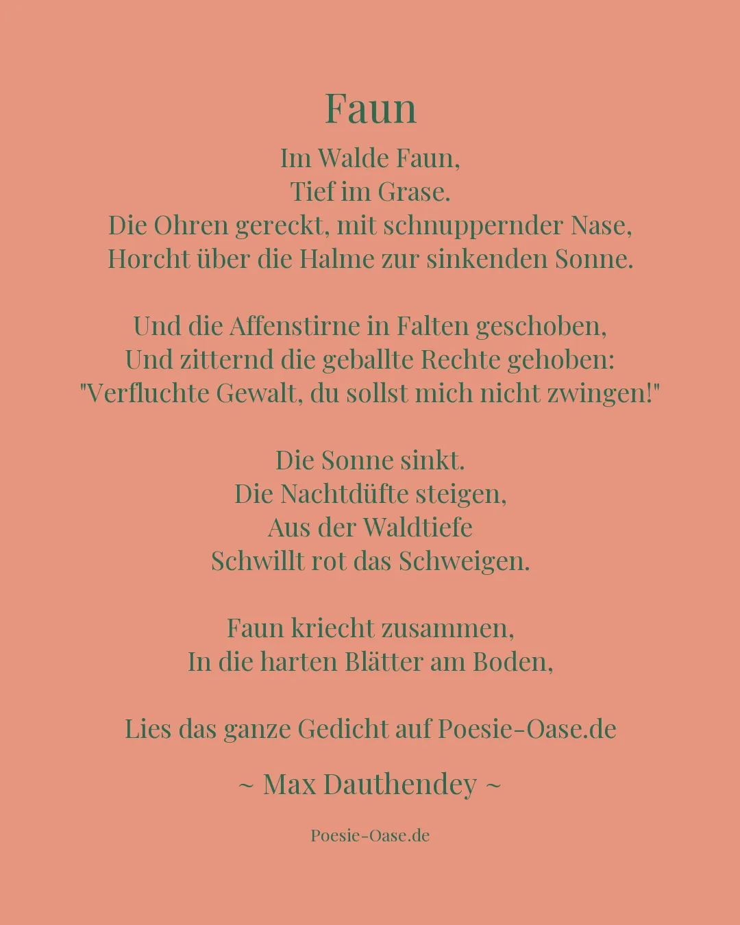 Illustration zu Faun