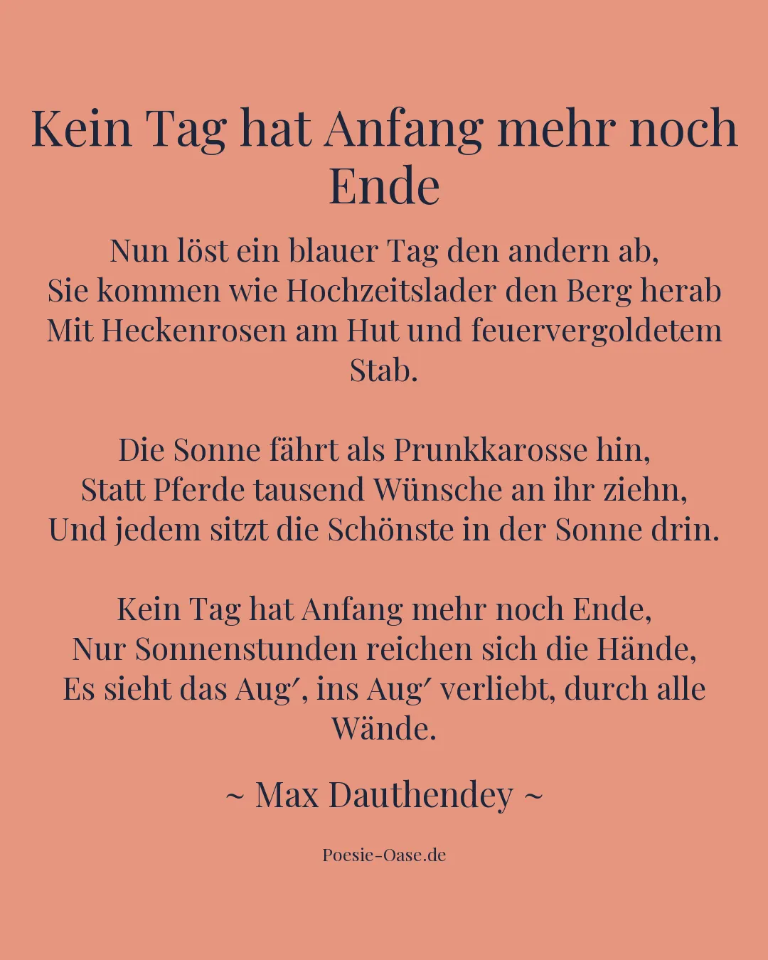 Illustration zu Kein Tag hat Anfang mehr noch Ende