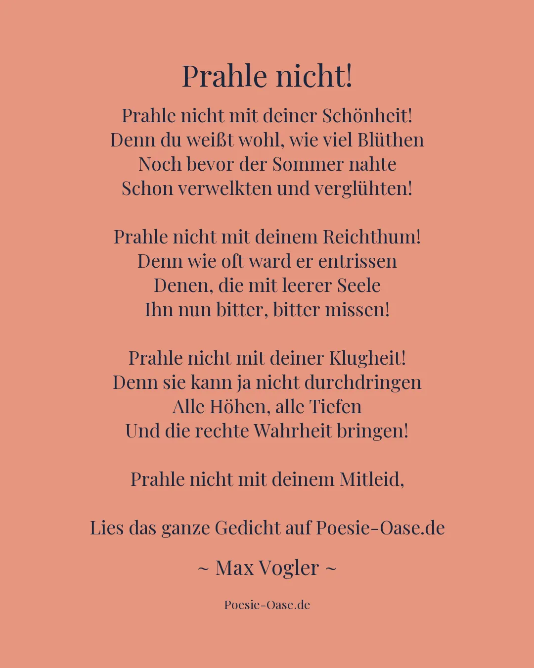 Illustration zu Prahle nicht!