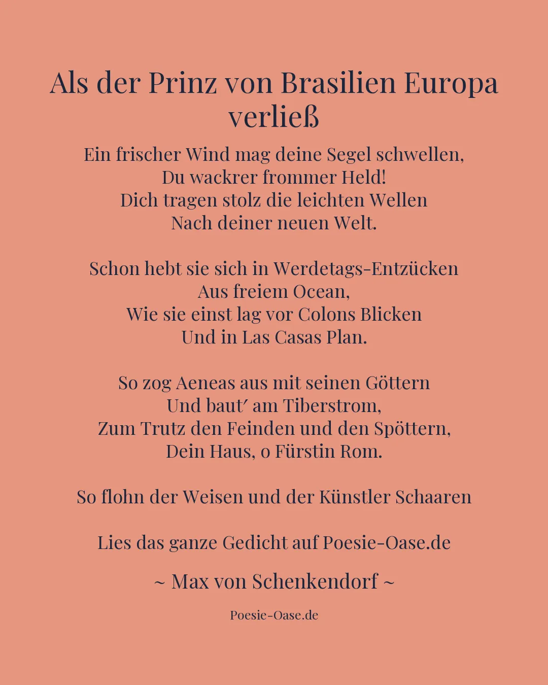 Illustration zu Als der Prinz von Brasilien Europa verließ