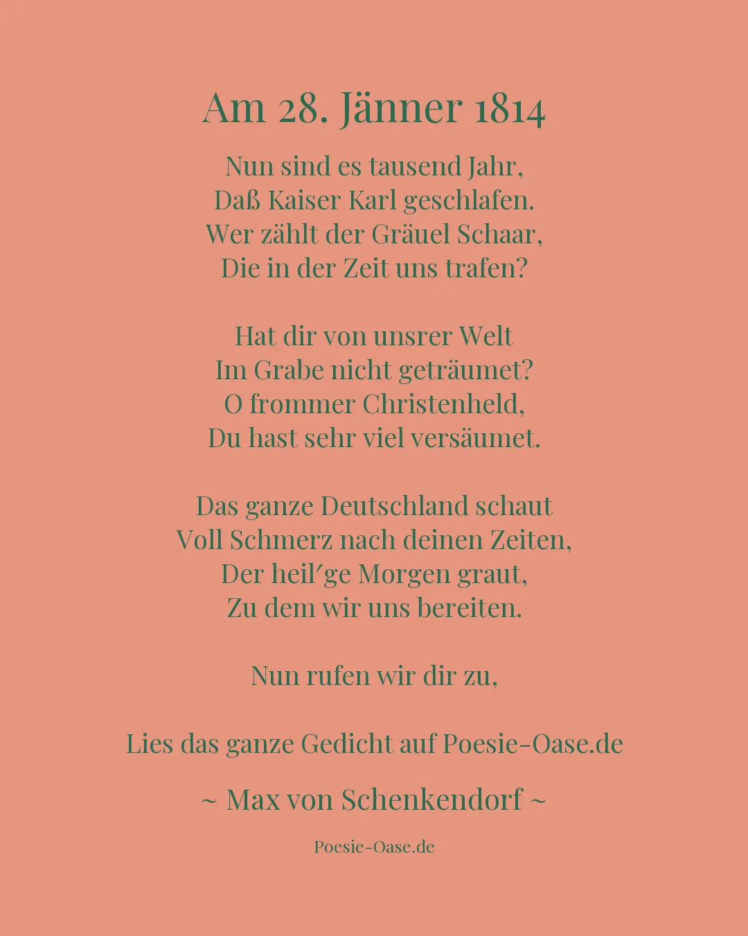 Illustration zu Am 28. Jänner 1814