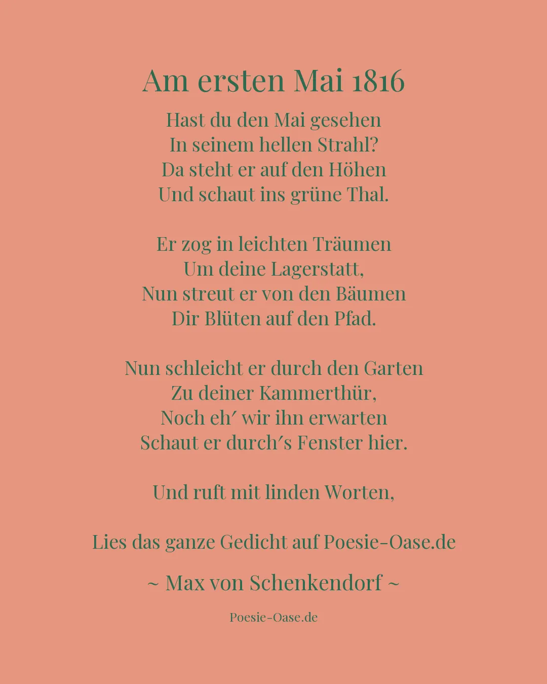 Illustration zu Am ersten Mai 1816