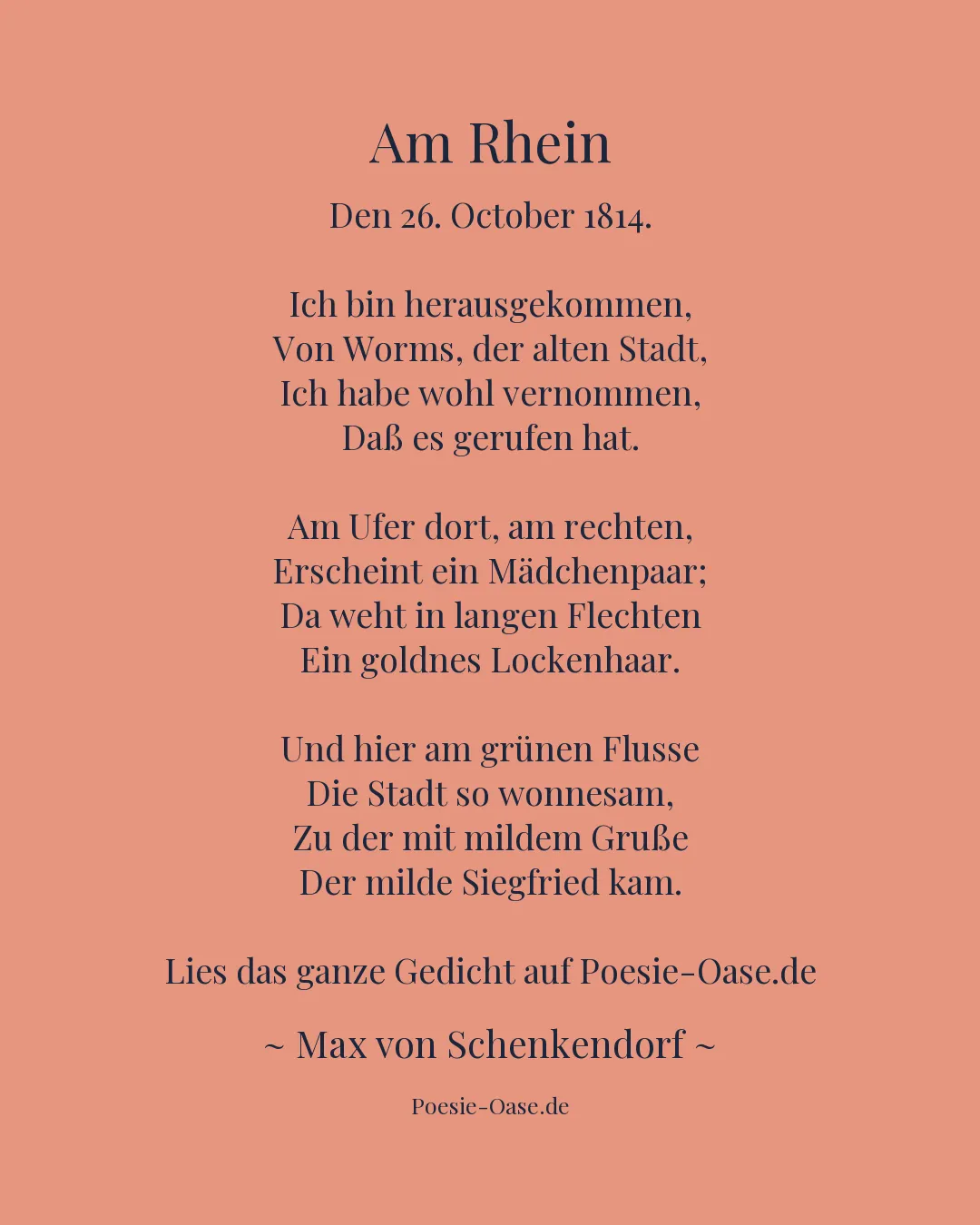 Illustration zu Am Rhein