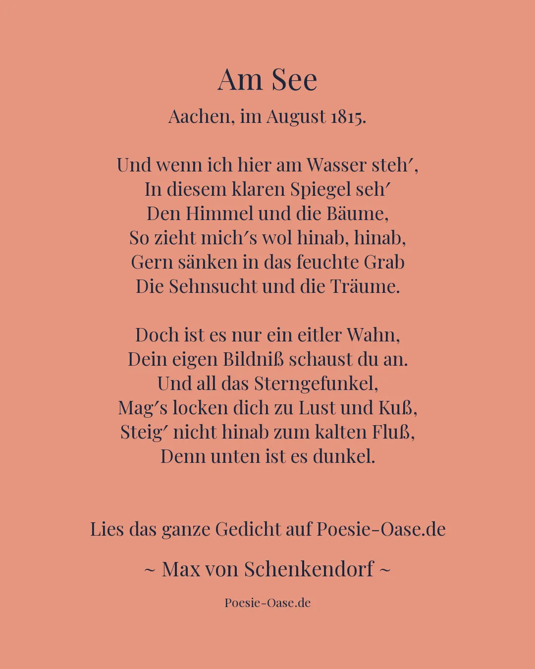 Illustration zu Am See