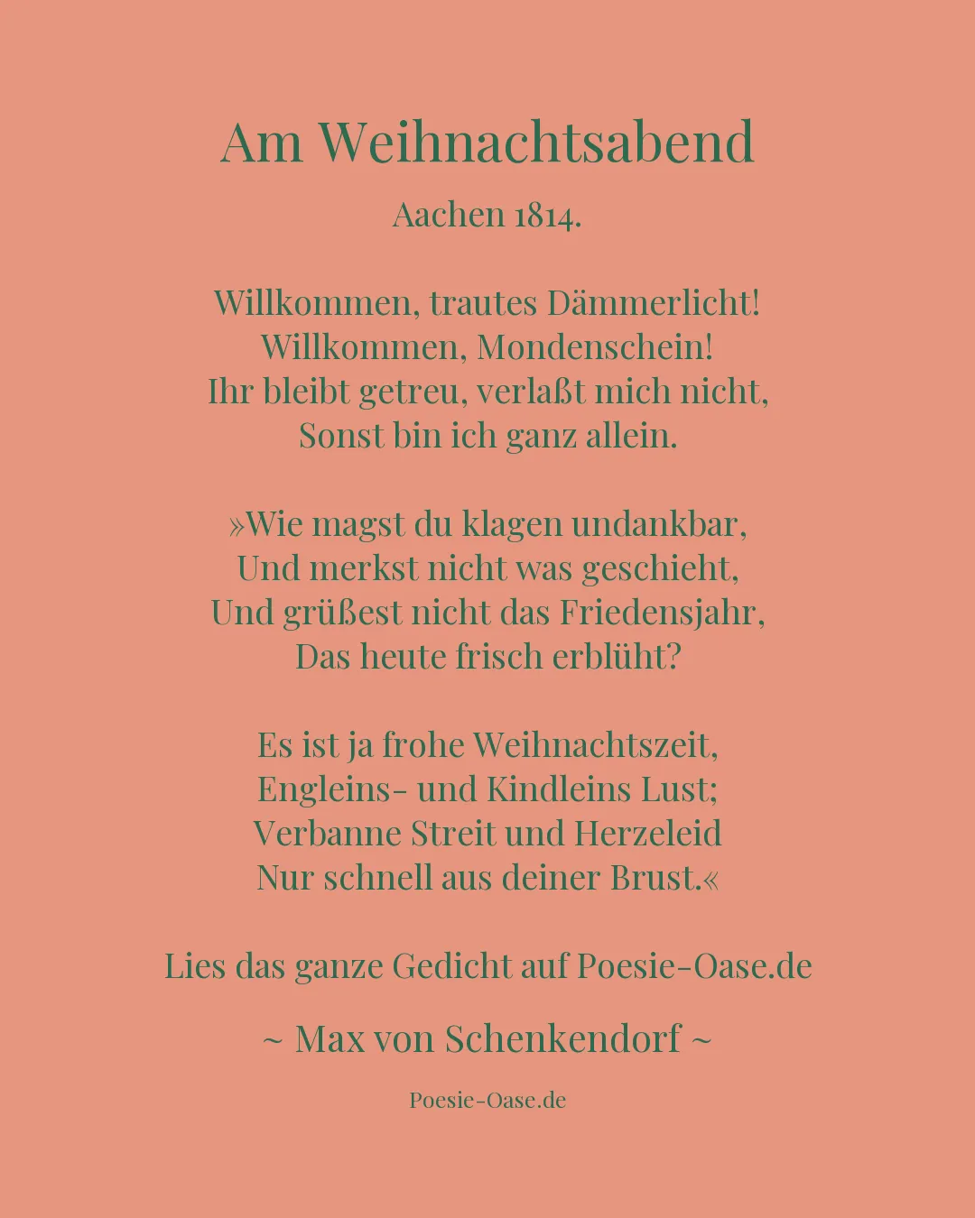 Illustration zu Am Weihnachtsabend