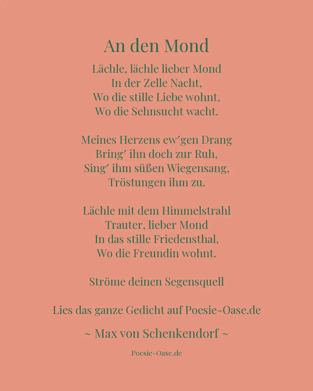 Illustration zu An den Mond