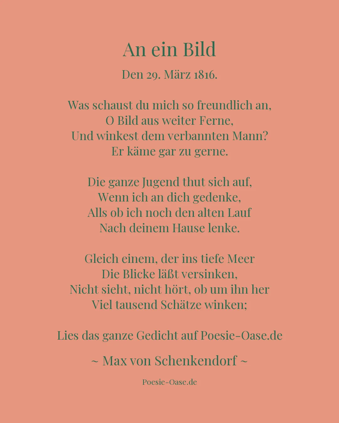 Illustration zu An ein Bild