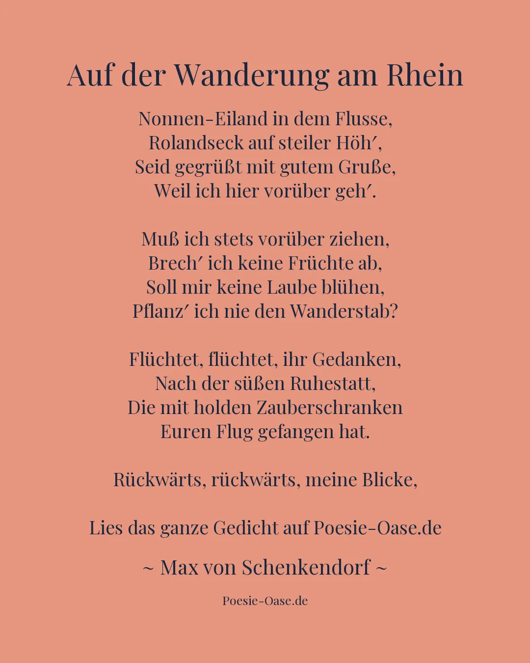 Illustration zu Auf der Wanderung am Rhein