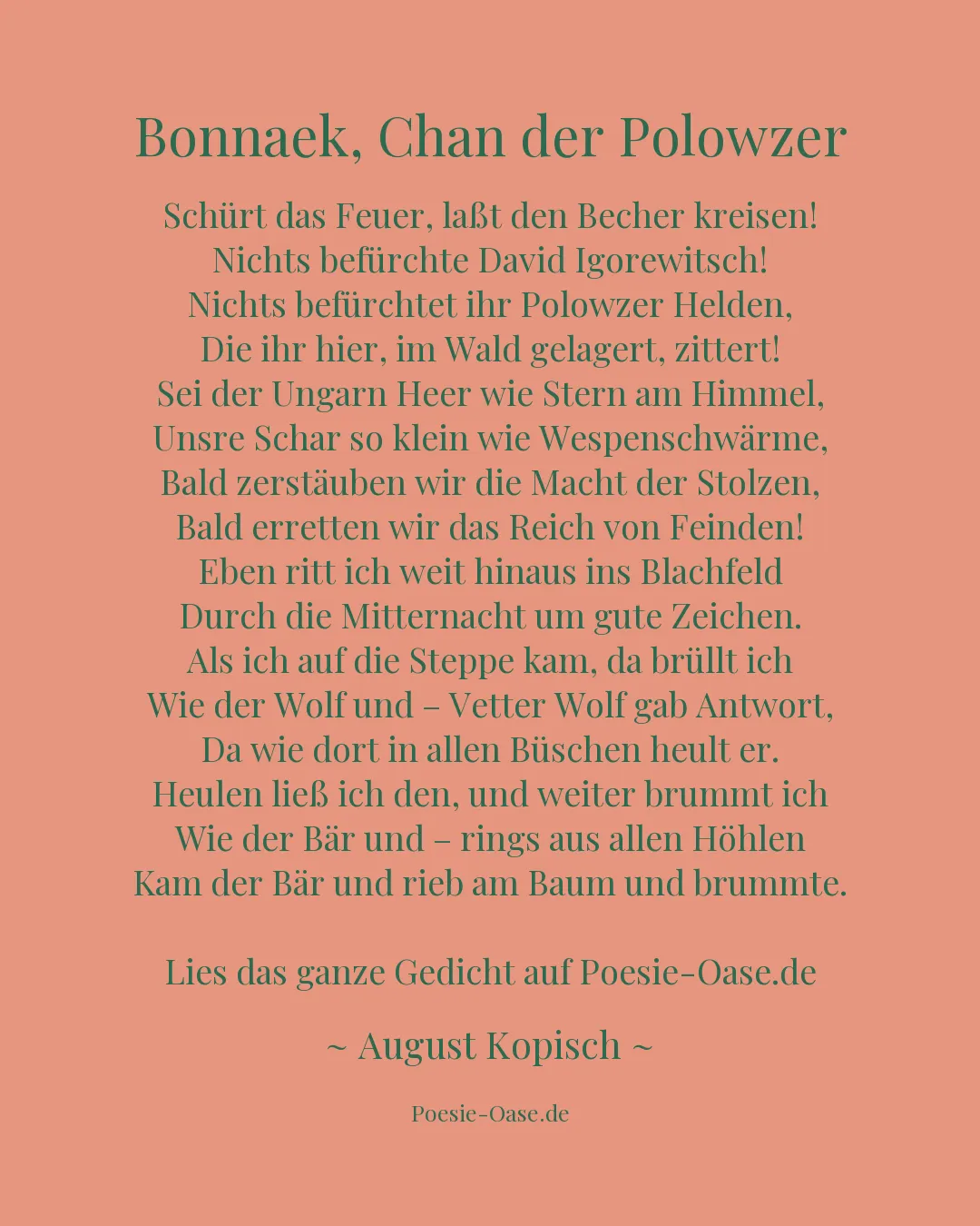 Illustration zu Bonnaek, Chan der Polowzer