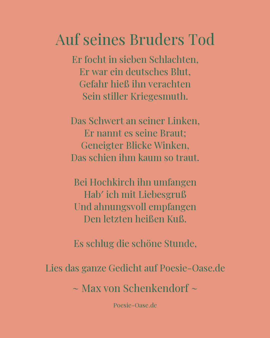 Illustration zu Auf seines Bruders Tod