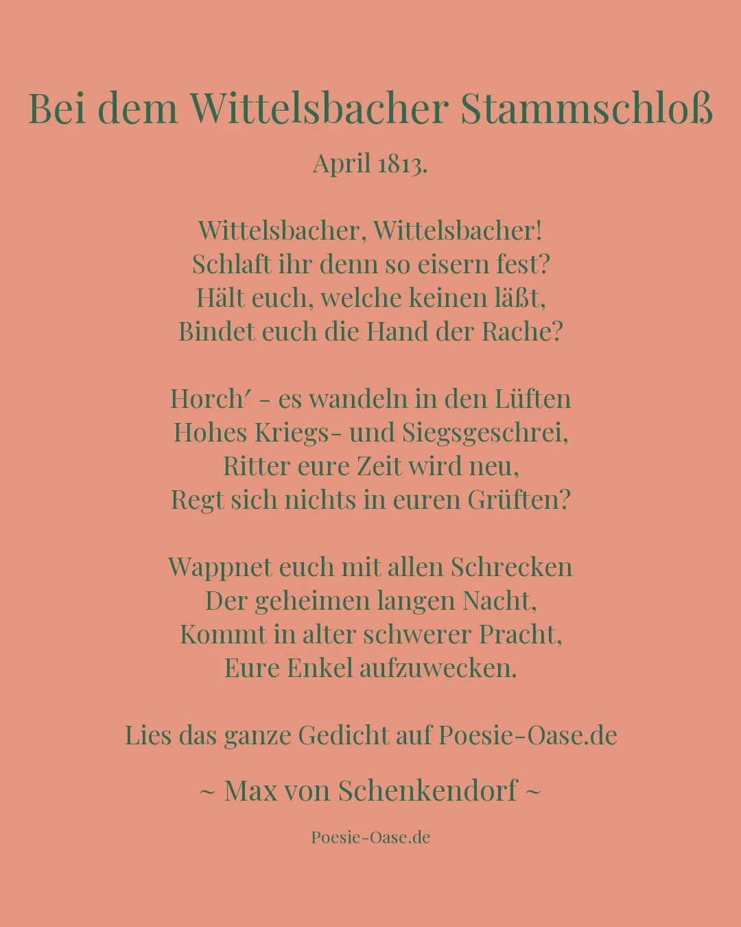 Illustration zu Bei dem Wittelsbacher Stammschloß