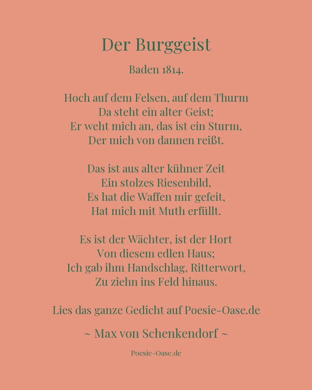 Illustration zu Der Burggeist