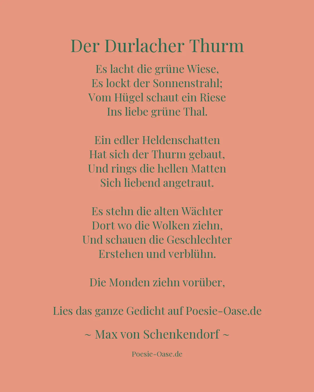 Illustration zu Der Durlacher Thurm