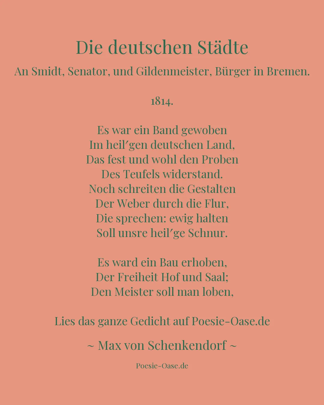 Illustration zu Die deutschen Städte