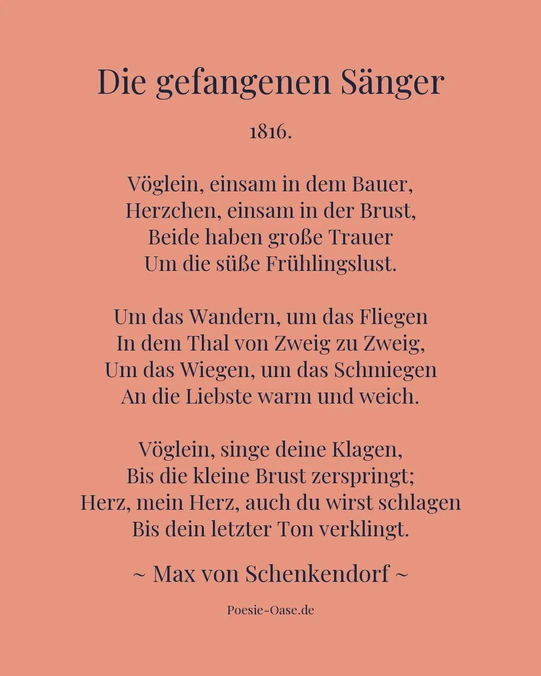 Illustration zu Die gefangenen Sänger