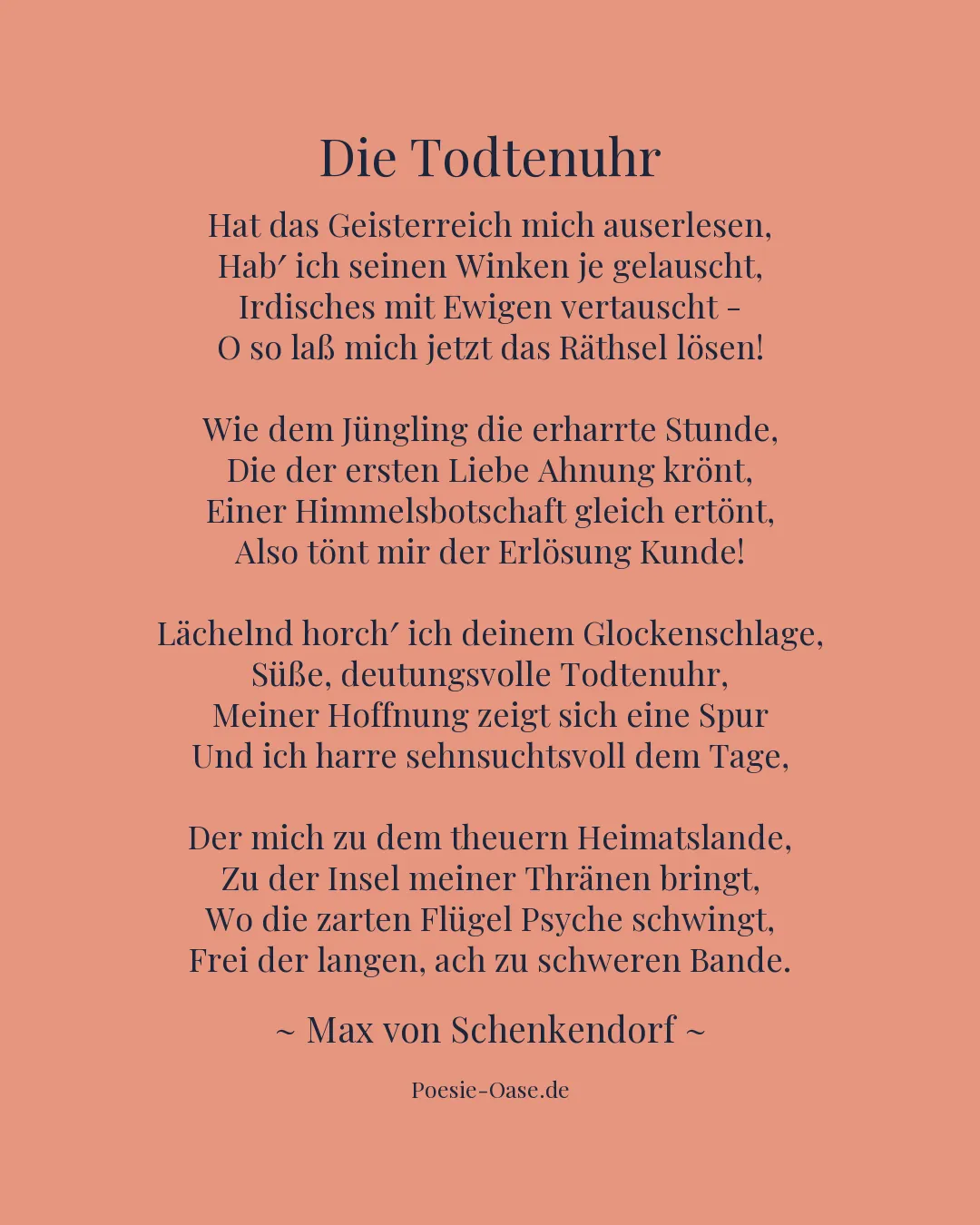 Illustration zu Die Todtenuhr