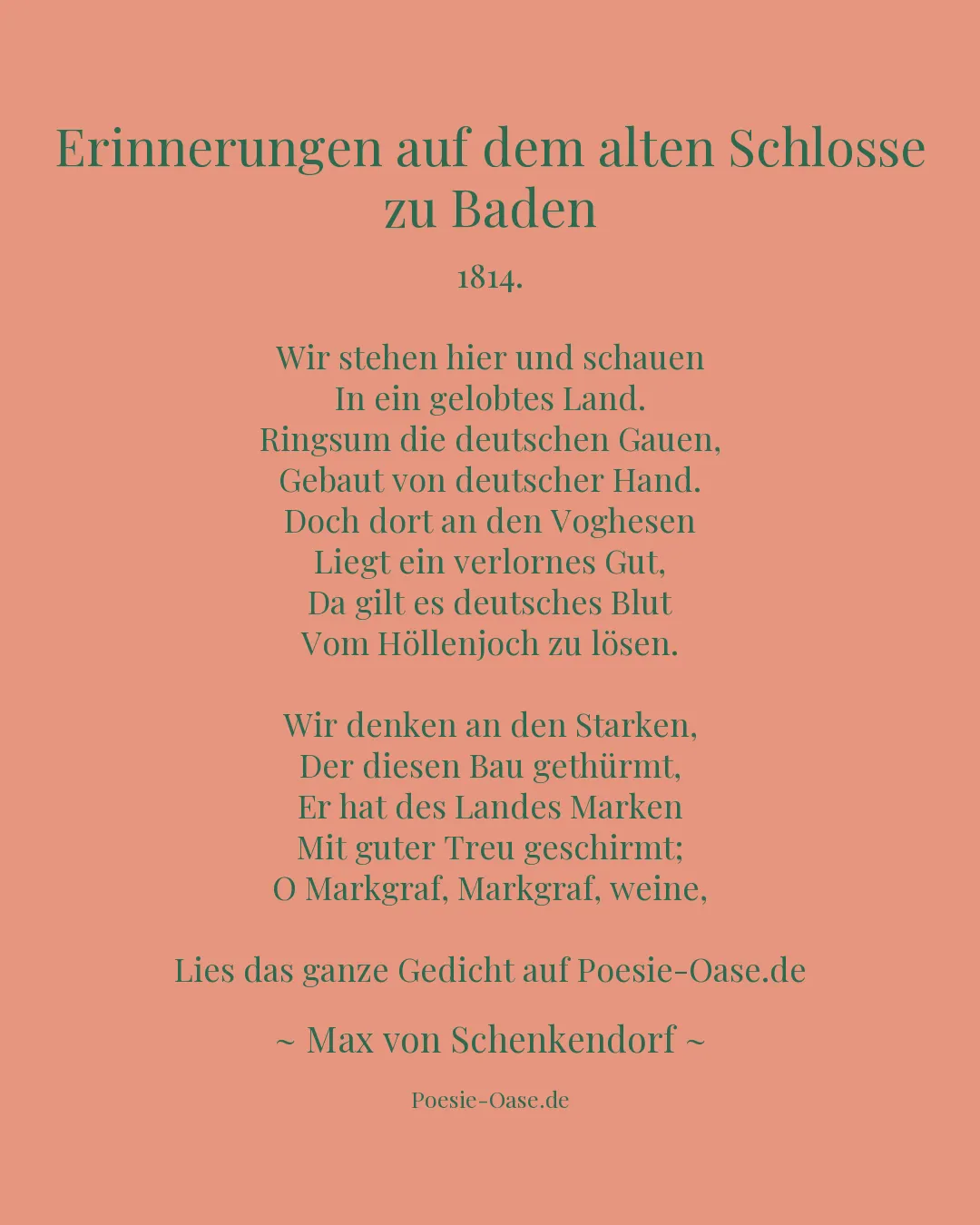 Illustration zu Erinnerungen auf dem alten Schlosse zu Baden