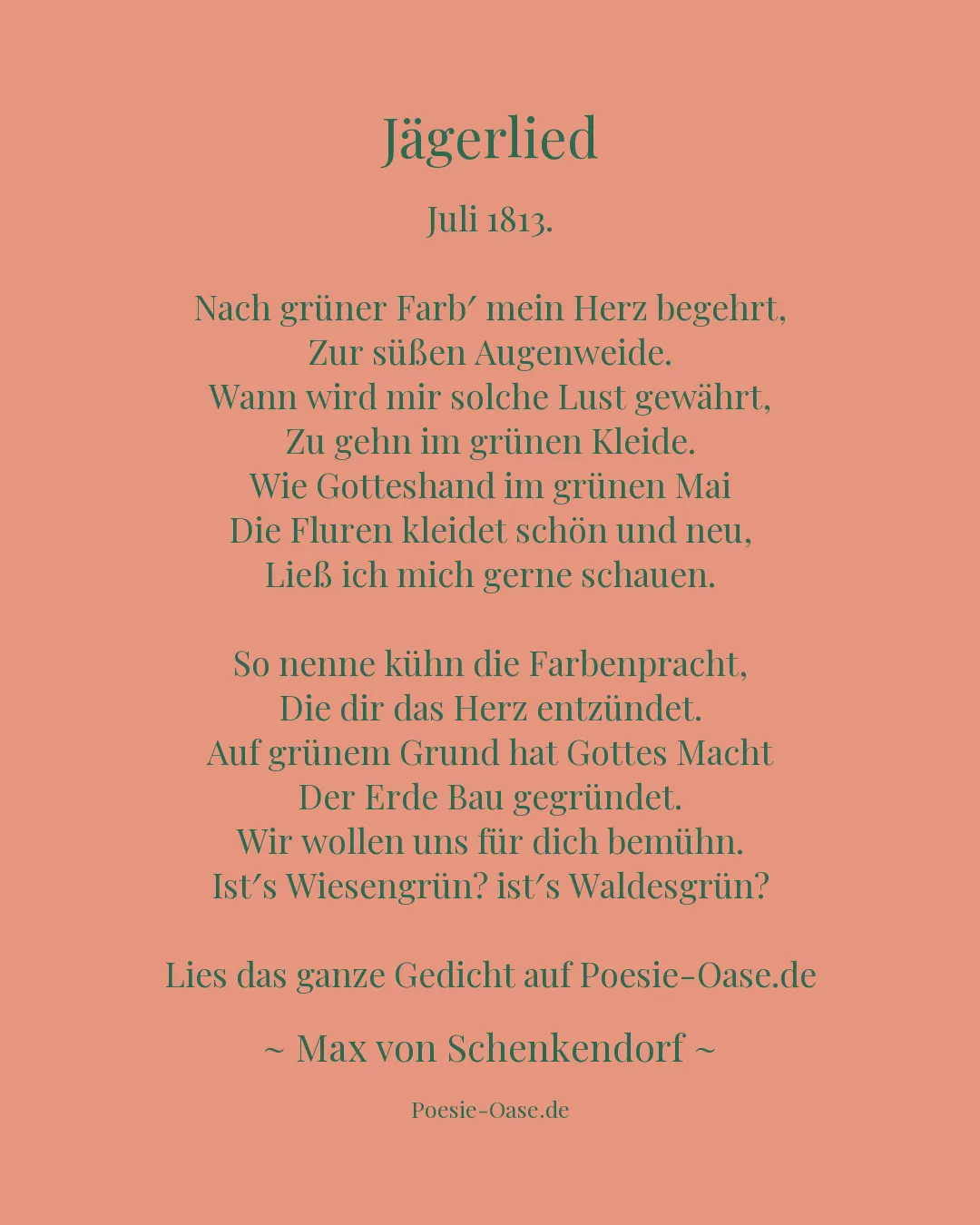 Illustration zu Jägerlied