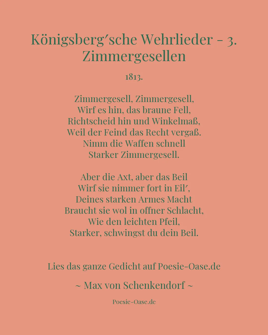 Illustration zu Königsberg′sche Wehrlieder - 3. Zimmergesellen