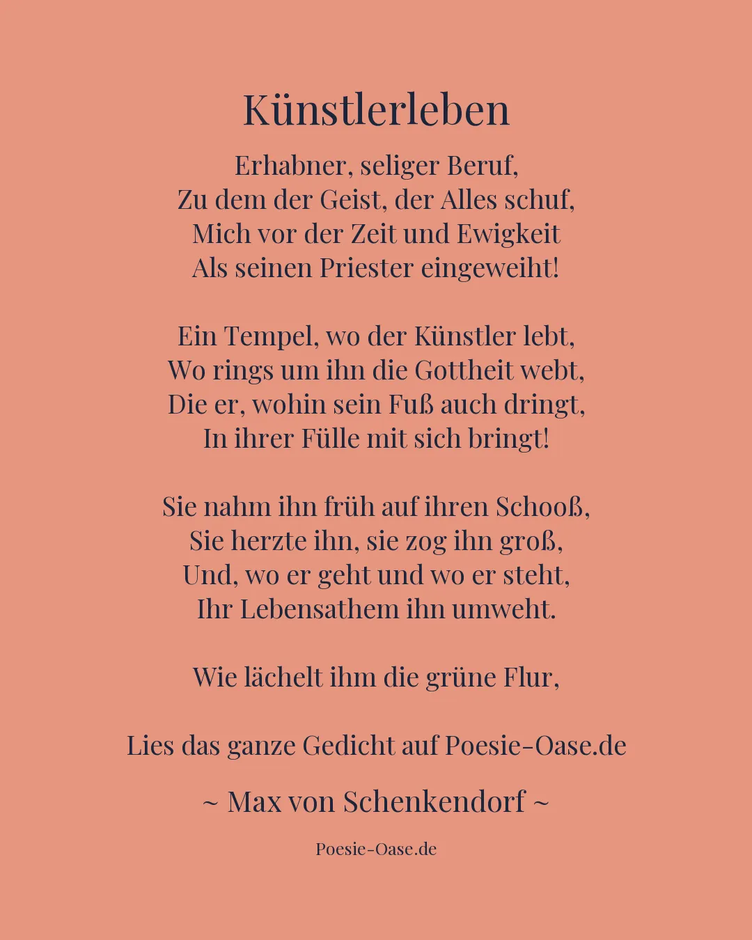 Illustration zu Künstlerleben