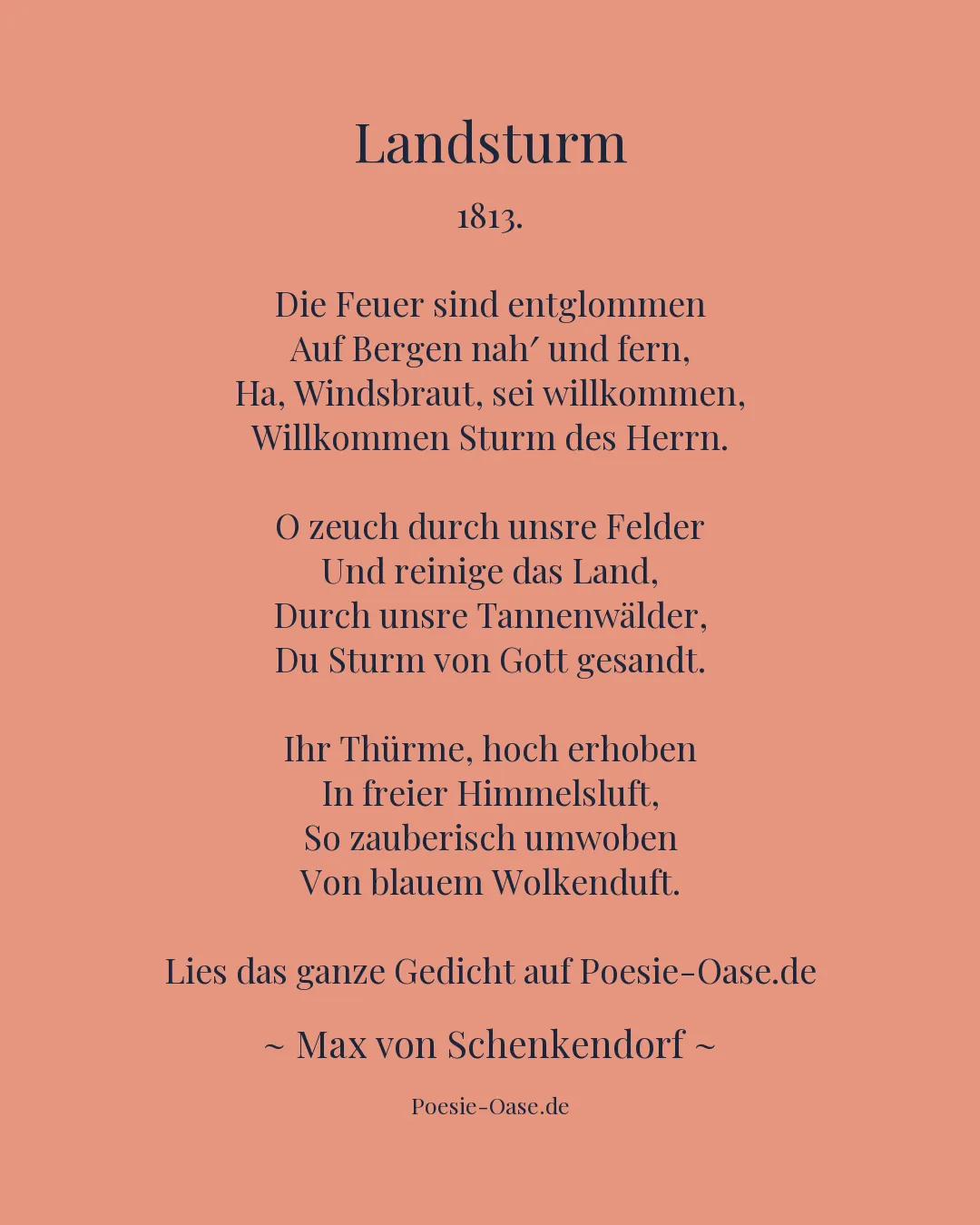 Illustration zu Landsturm