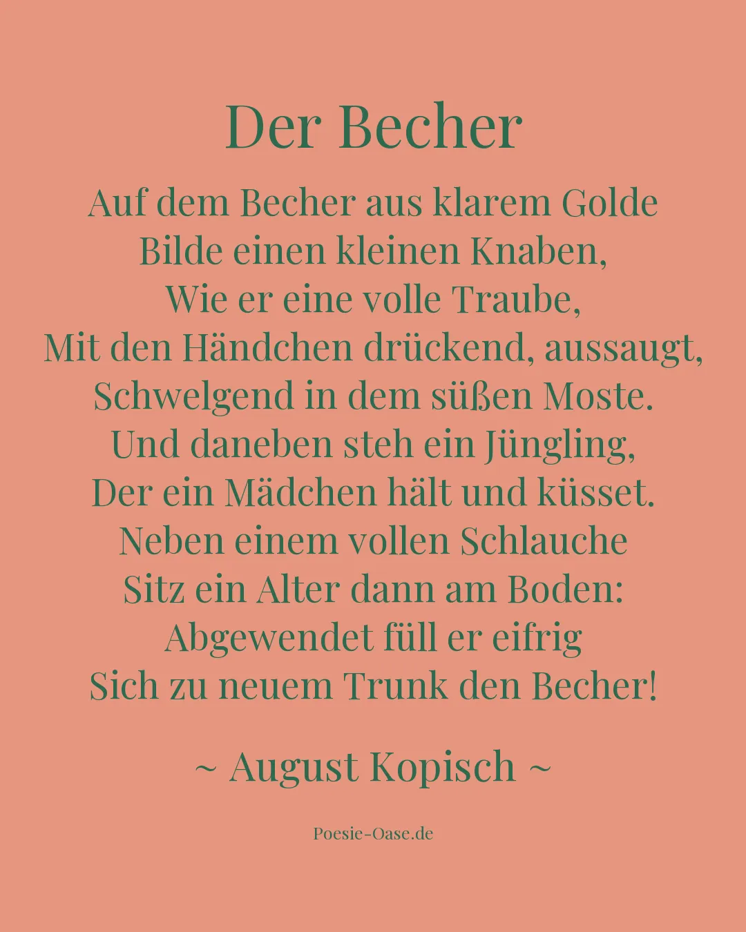 Illustration zu Der Becher