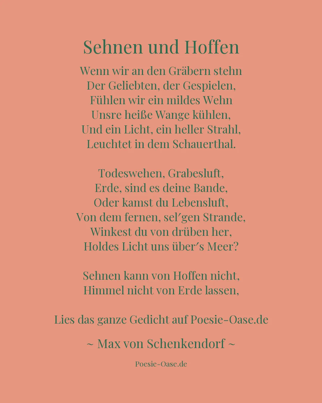 Illustration zu Sehnen und Hoffen