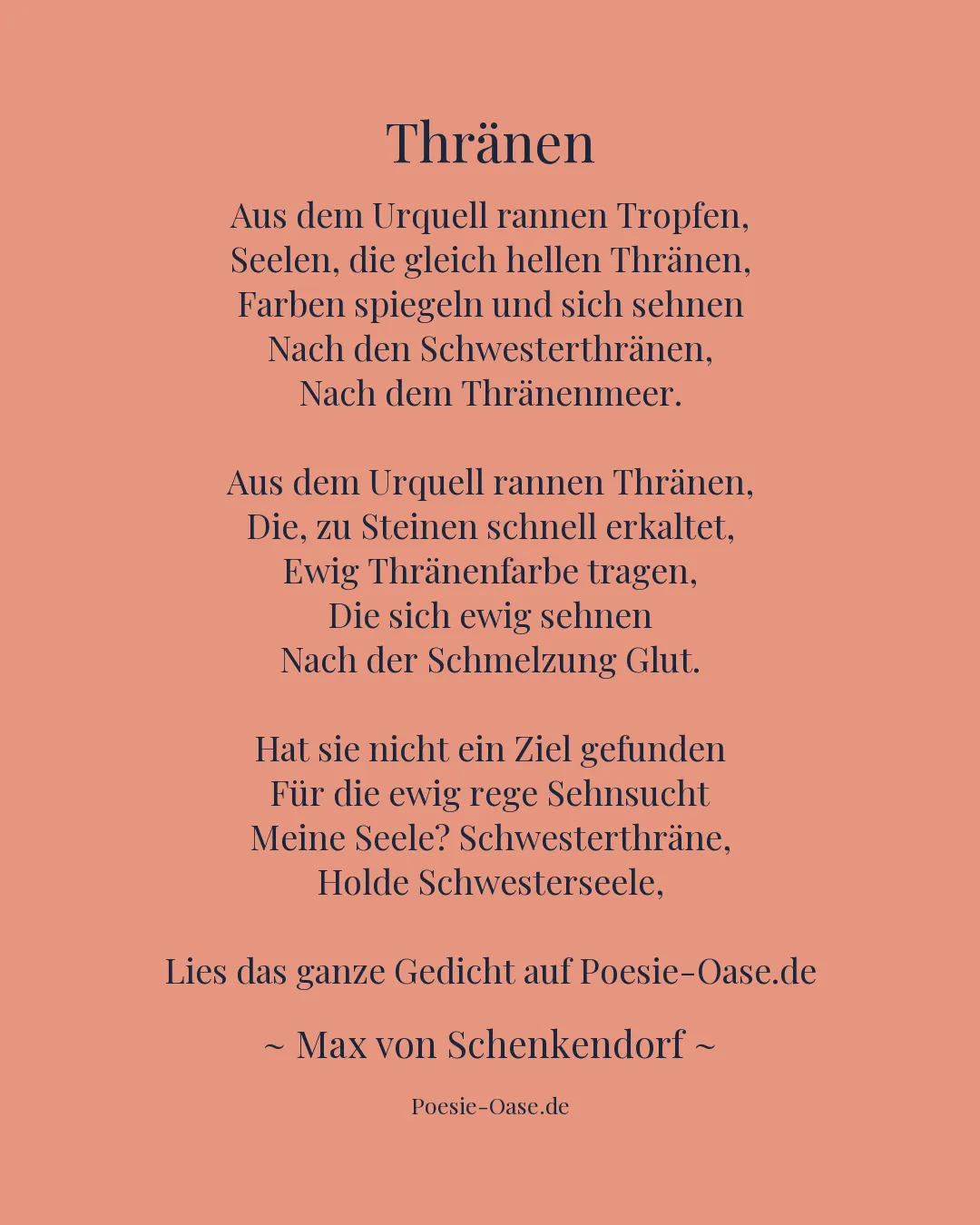 Illustration zu Thränen