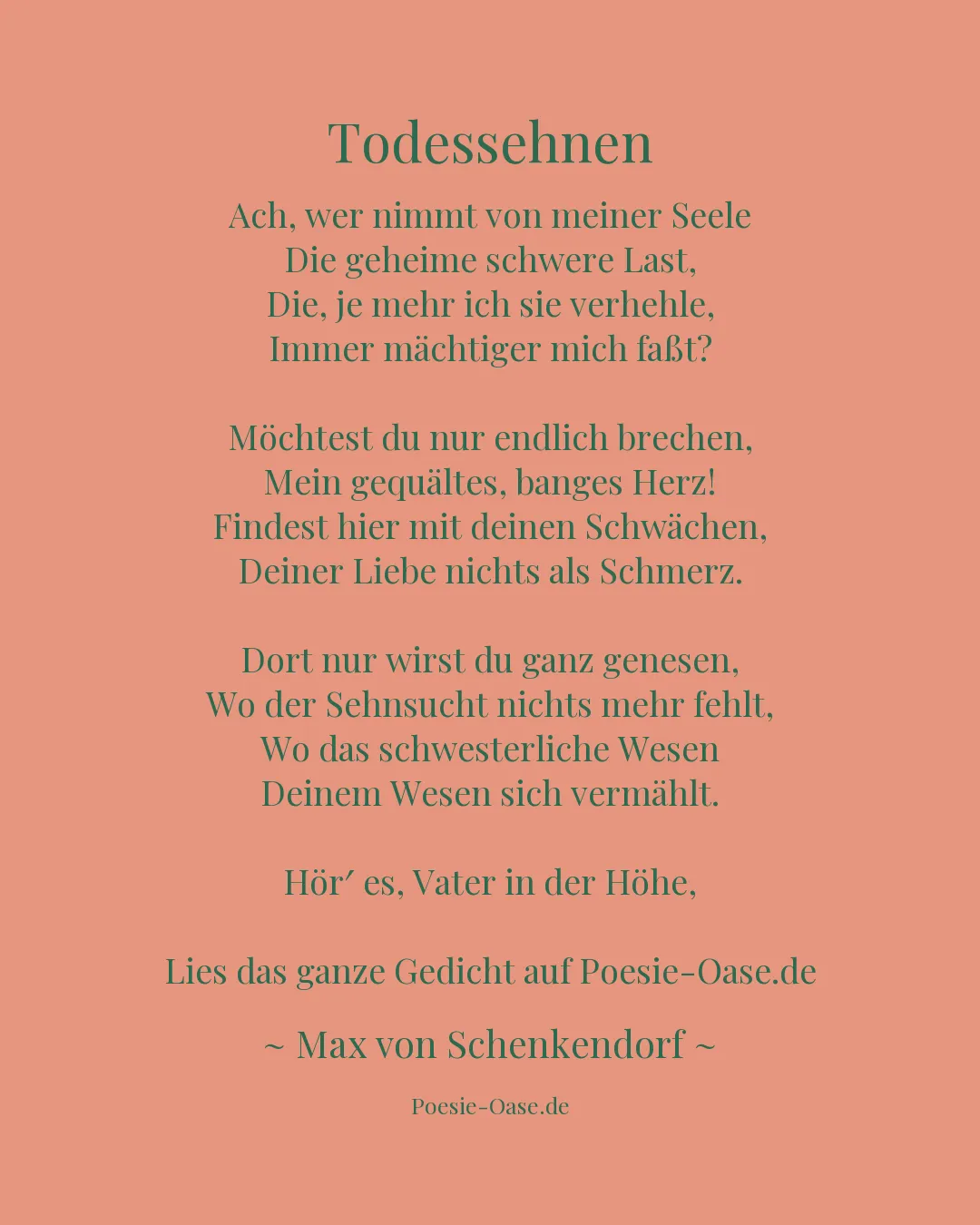 Illustration zu Todessehnen