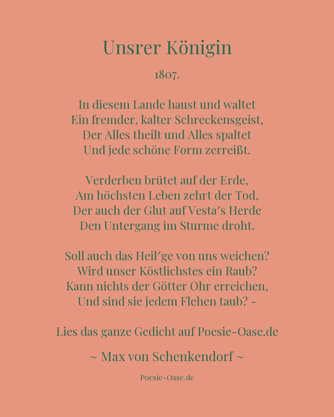 Illustration zu Unsrer Königin