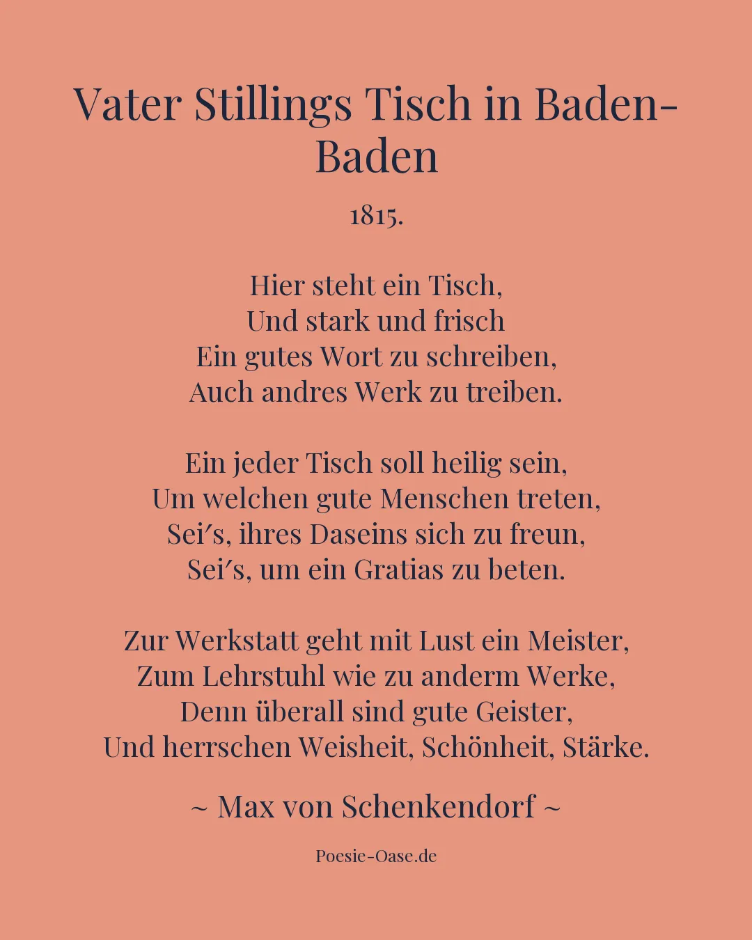 Illustration zu Vater Stillings Tisch in Baden-Baden