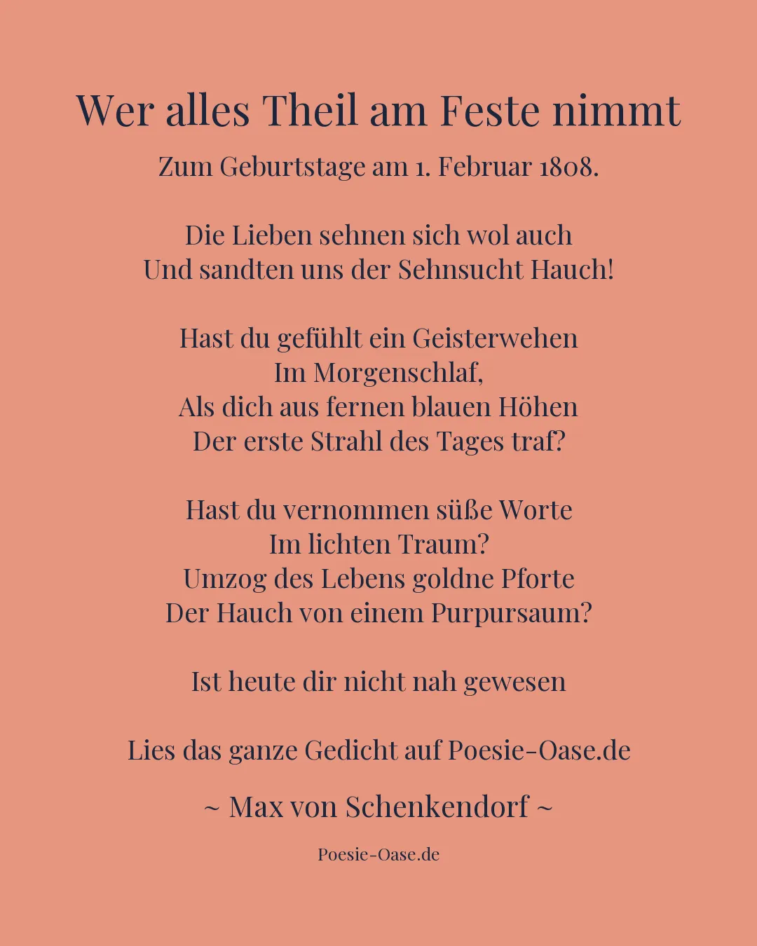 Illustration zu Wer alles Theil am Feste nimmt