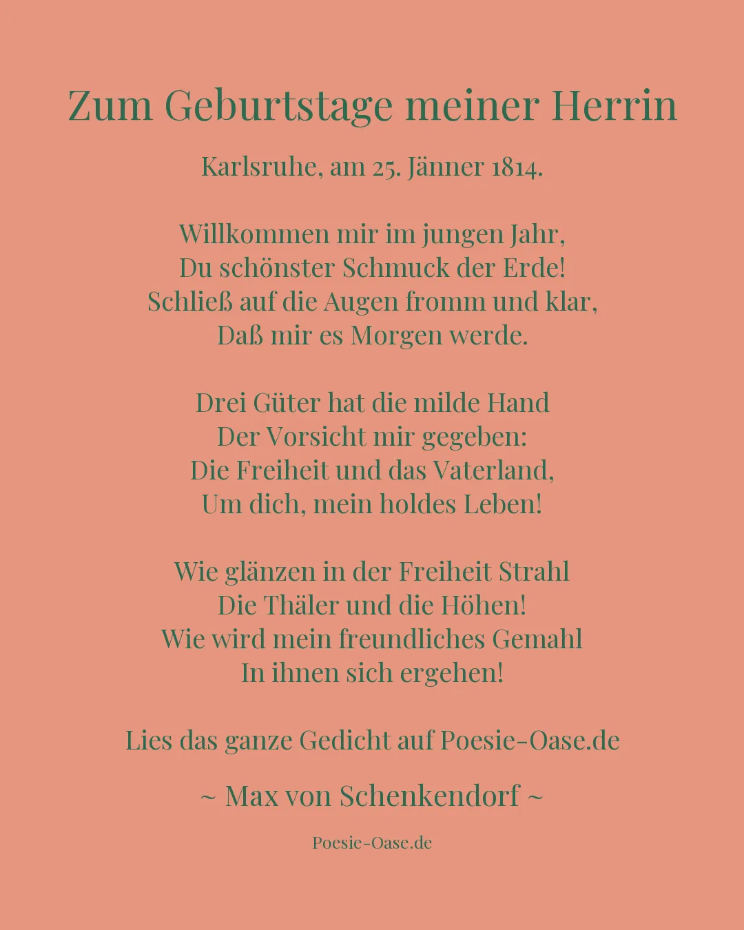 Illustration zu Zum Geburtstage meiner Herrin