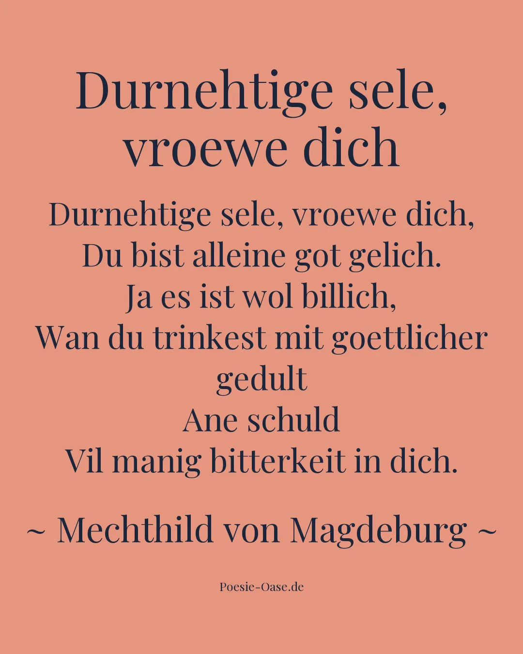 Illustration zu Durnehtige sele, vroewe dich
