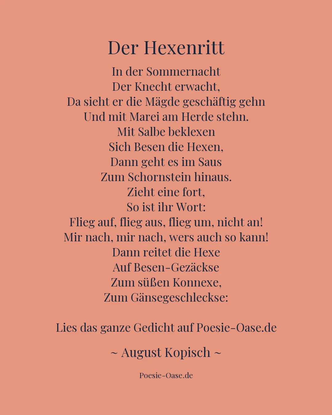 Illustration zu Der Hexenritt