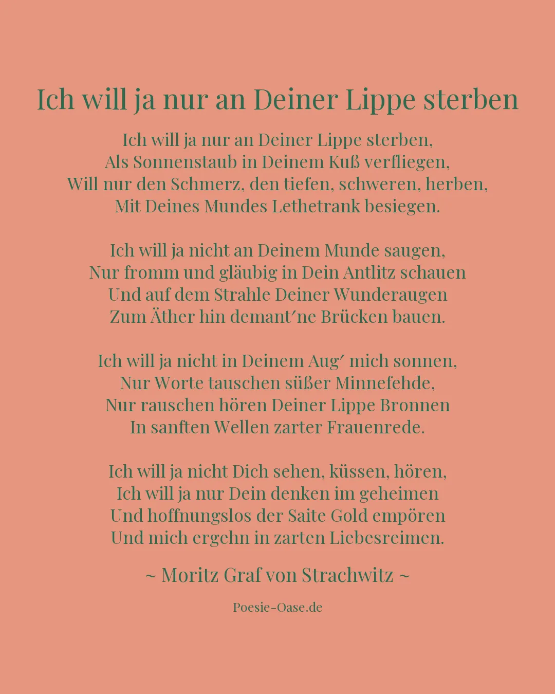 Illustration zu Ich will ja nur an Deiner Lippe sterben