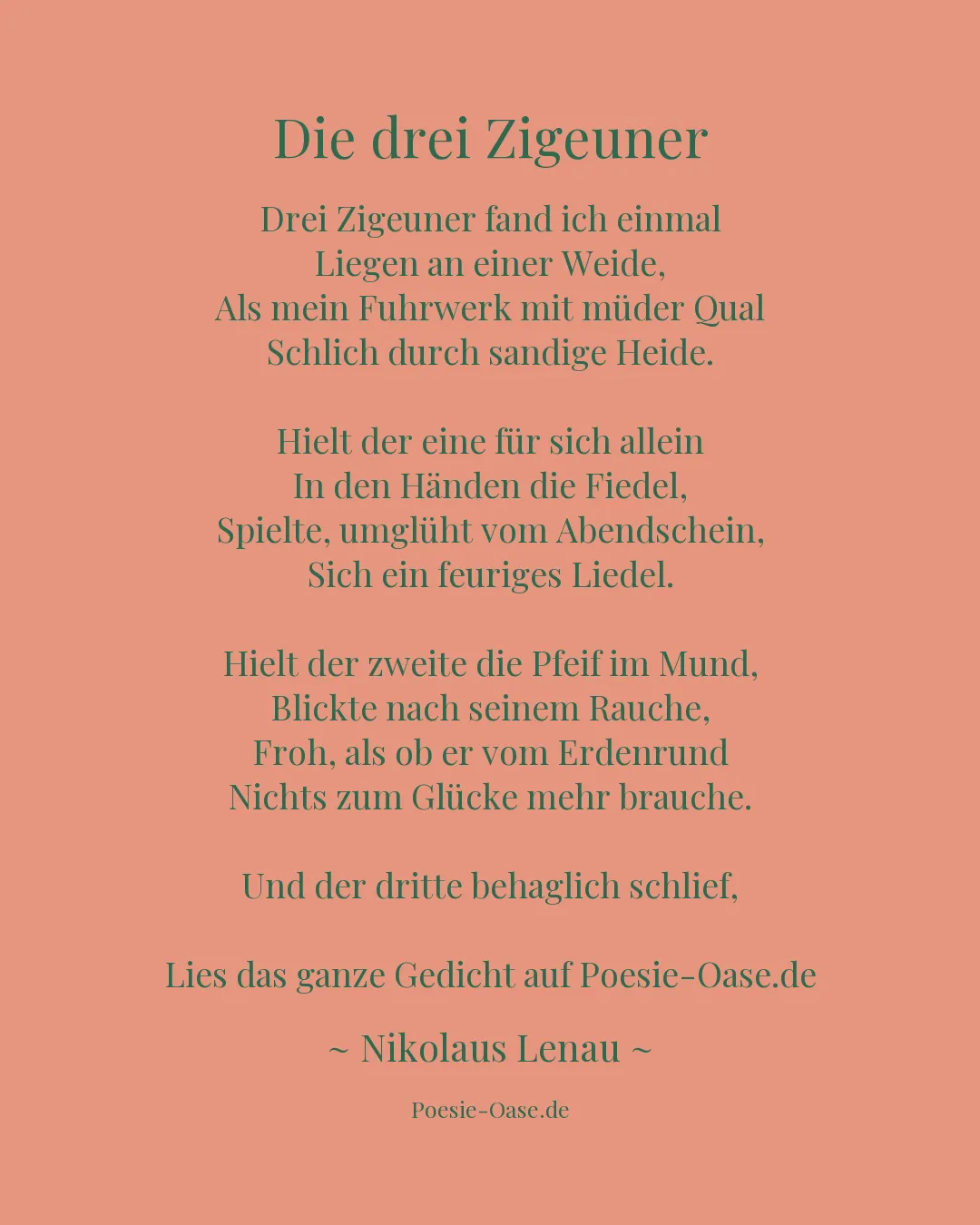 Illustration zu Die drei Zigeuner