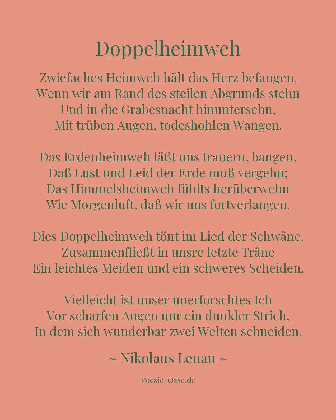 Illustration zu Doppelheimweh