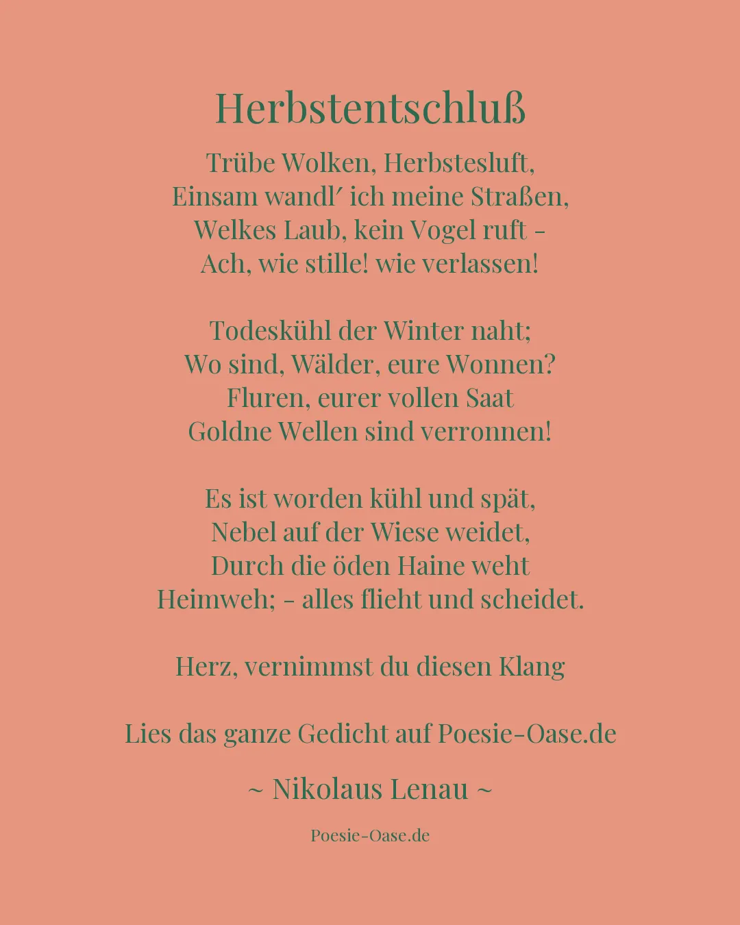 Illustration zu Herbstentschluß