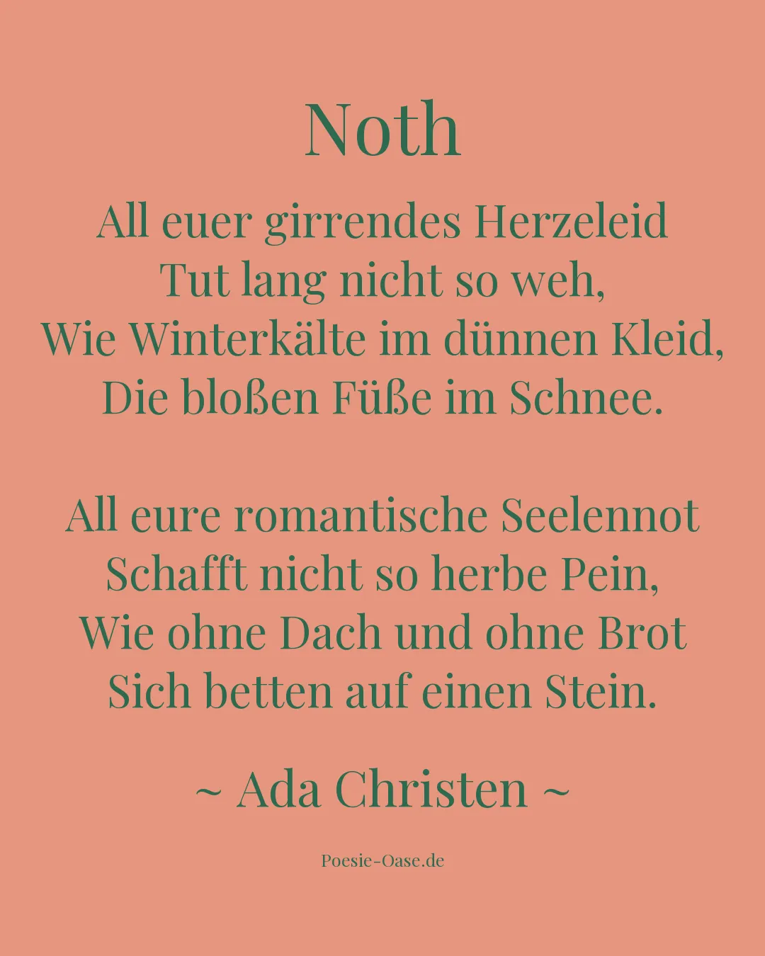 Illustration zu Noth
