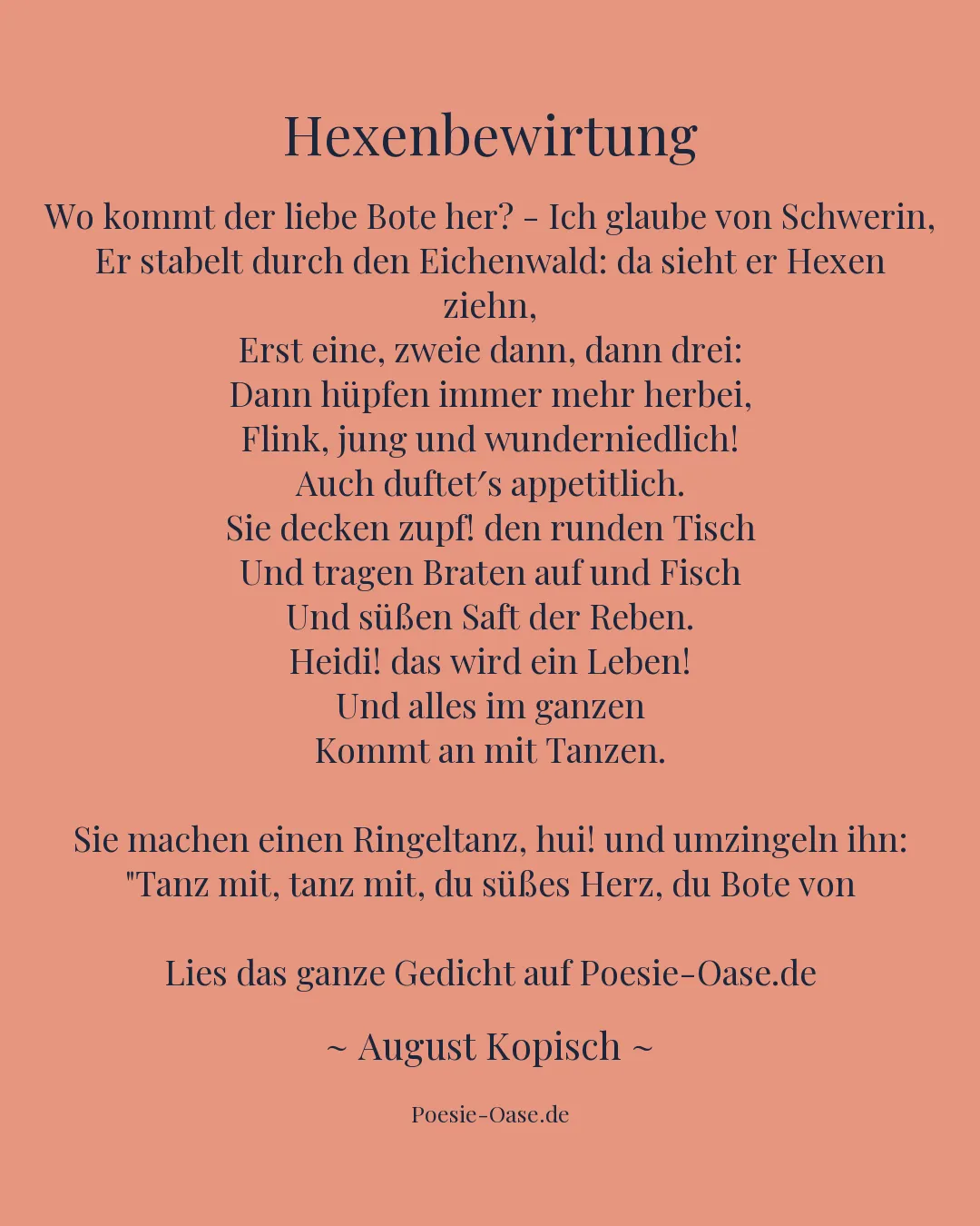 Illustration zu Hexenbewirtung