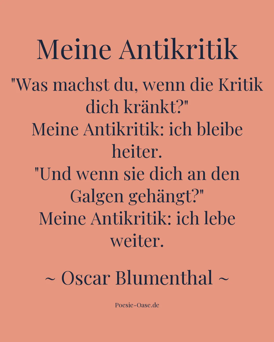 Illustration zu Meine Antikritik