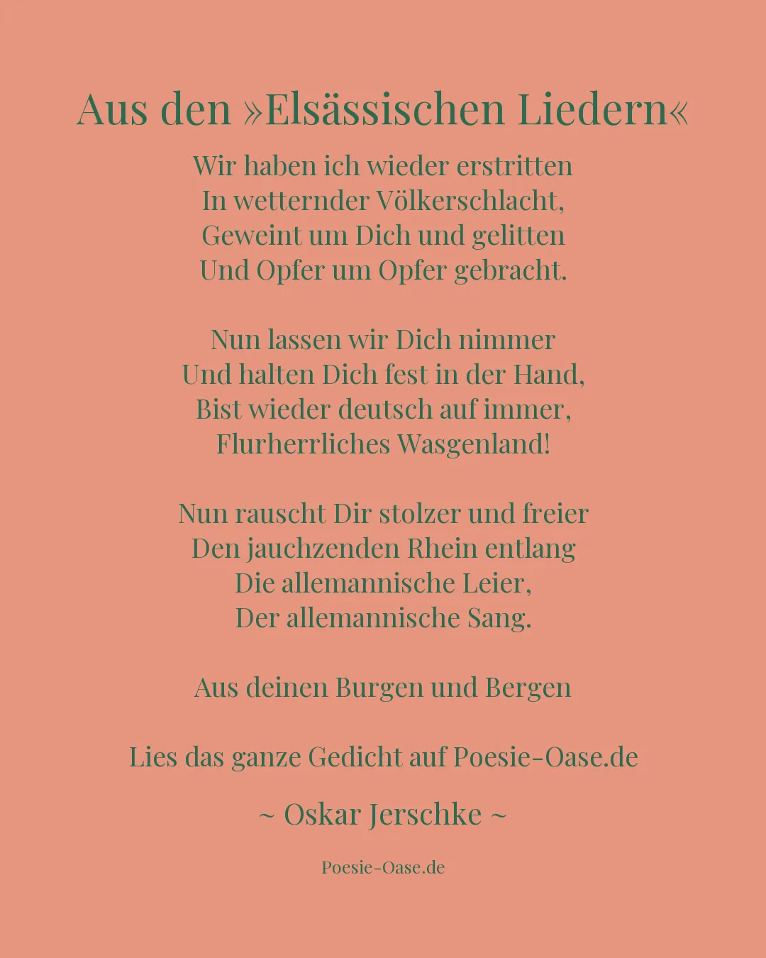 Illustration zu Aus den »Elsässischen Liedern«
